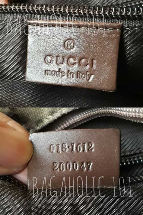 how to check Gucci bag authenticity